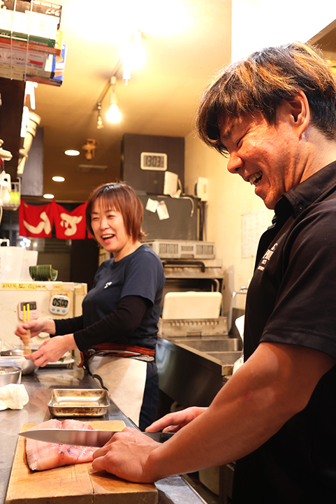 ご夫婦で作業